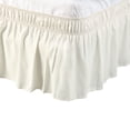 thumbnail image 1 of Unique Bargains Polyester Bed Skirt Elastic Wrap Around Dust Ruffle 15' Drop, 1 of 9