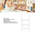 thumbnail image 3 of 1/12 Miniature Step Ladder, Delicate Texture Mini 3 Step Ladder For Dollhouse Furniture Accessories, 3 of 8