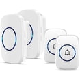 thumbnail image 1 of CUITING ZOUYUE Wireless Doorbell for Home Battery Operated 1000Feet Operating Adjustable Volume Easy-to-Use Waterproof Doorbell with LED Flash 1 Push Button & 1 Receiver Black, 1 of 5