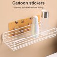 thumbnail image 2 of fastboy Bathroom Storage Rack Corner Organizer Toilet Kitchen Wall Hanging Iron Shelf without Drilling, Yellow, 2 of 7