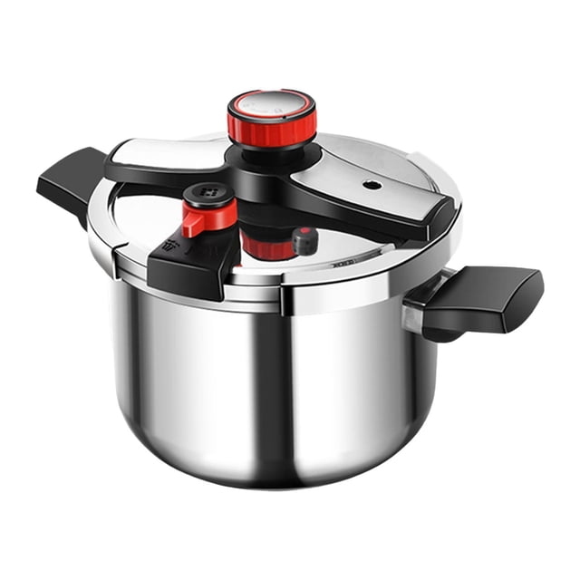 Lipstore 304 Stainless Steel Pressure Cooker Kitchen Cookware for Home Kitchen Family 10L