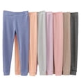 thumbnail image 4 of MIASHUI Girls Leggings Pantalon Long Confortable et Extensible, Collant Doux à Imprimé Rayé, Rose, 6-7 Ans, 4 of 4