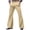 01 Khaki, variant on Weiqiqre Men Sweatpants Wide Leg High Waisted Business Work Black Trousers Long Formal Suit Slacks,Size M