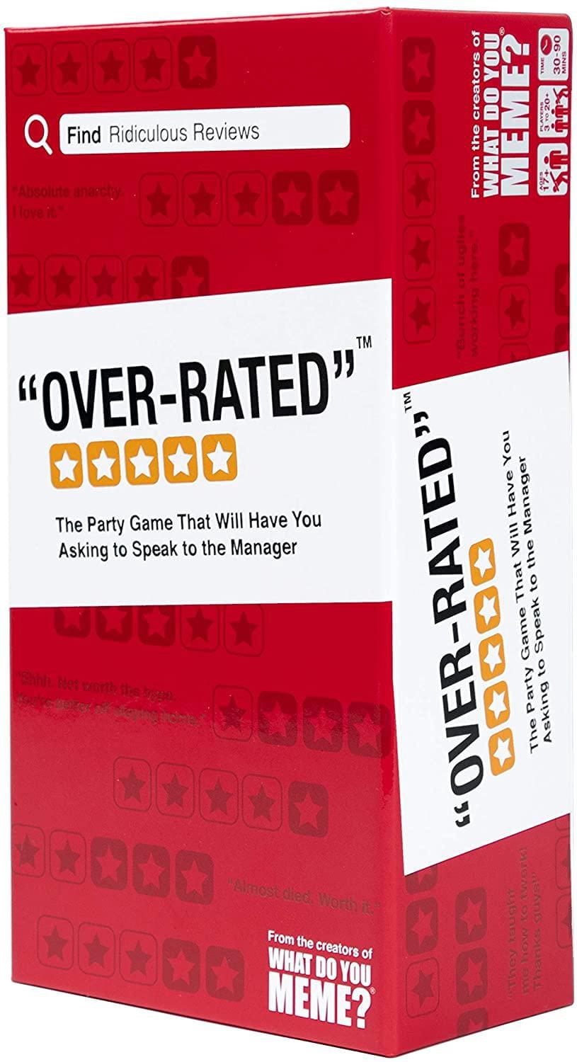 Over-Rated Adult Party Game by What Do You Meme?