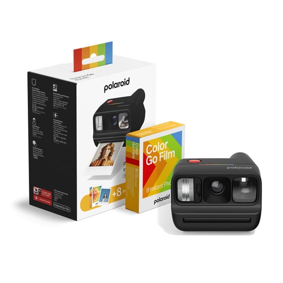 Pack de films Polaroid Go Generation 3 appareil photo instantané Noir + Couleur (8 Photos)