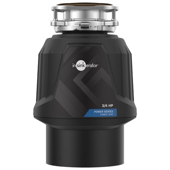 Insinkerator Power .75Hp 3/4 Hp Garbage Disposal Power Series Ez Connect Continuous Feed Food Waste Disposer Black