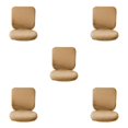 thumbnail image 2 of Baohd Computer Chair Cover Swivel Chair Cover Rotating for Chair Brown Backrest + Cushion Cover 5Set, 2 of 6
