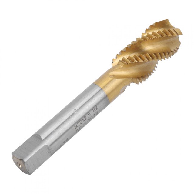 Keenso Tap Drill Bit, High Temperature Resistant Spiral Tap, High Hardness CNC Milling Lathe Processing Steel Plate For Machinery Processing Processing Stainless Steel