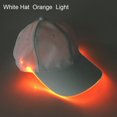 thumbnail image 1 of MesaSe Fashion Unisex Solid Color LED Luminous Baseball Hat Christmas Party Peaked Cap, 1 of 10