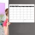 thumbnail image 4 of Wzzjkit Dry Erasable Calendar Magnetic Calendar for Fridge Kitchen Board Calendar for Refrigerator Reusable Monthly Weekly Planner with Eraser Marker Reuse Calendar 5ml, 4 of 6