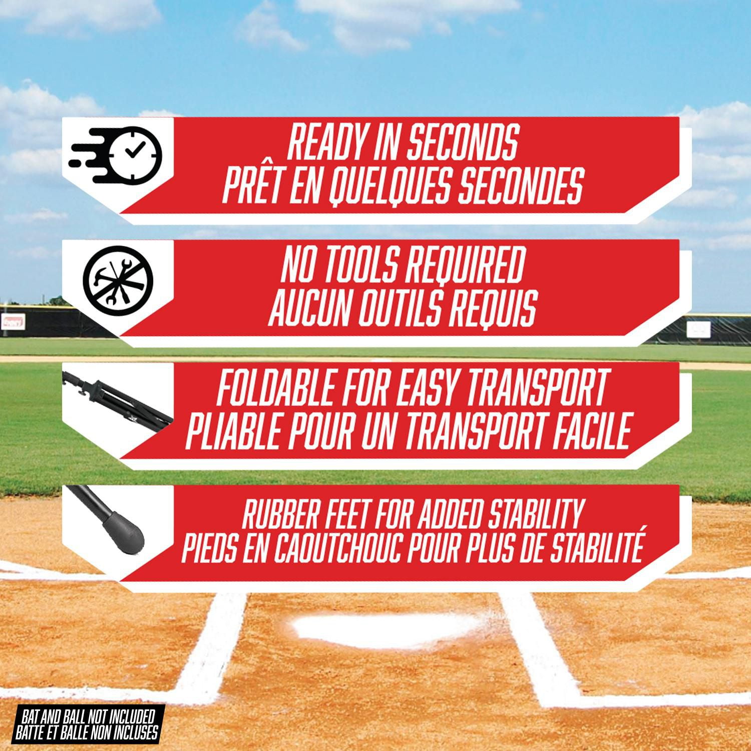 Future Stars Multipurpose Metal Batting Tee