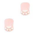 thumbnail image 1 of relayinert Stylish Cat Paw Gaming Mouse Mat Wrist Protection Non-slide Base Safe Cute DS-002 pink 2Set, 1 of 6