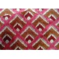 thumbnail image 4 of oneOone Cotton Silk Fabric Argyle Style Ikat Print Fabric BTY 42 Inch Wide, 4 of 4