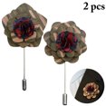 thumbnail image 1 of 2 Pcs Épinglette de Revers pour Homme Mode Décorative Créative Épinglette de Corsage Épinglette de Revers, 1 of 10