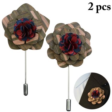 2 Pcs Épinglette de Revers pour Homme Mode Décorative Créative Épinglette de Corsage Épinglette de Revers