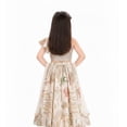 thumbnail image 4 of DWEEP SARA Elegant Cream Floral Printed Kids Lehenga Set, 7-8 Y(28), 4 of 5