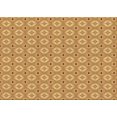 thumbnail image 1 of Ahgly Company Tapis d'Intérieur Lavables à la Machine Rectangulaires Transitionnels Orange Bière, 7' x 9', 1 of 7