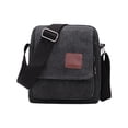 thumbnail image 2 of Men's Canvas Chest Bag for Travel - Adjustable Crossbody Rucksack with Multiple Pockets, Khaki Green Coffee, 2 of 6