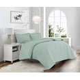 thumbnail image 1 of Swift Home Dot Clip Textured Duvet Cover Set, Soft All Season Bedding with Zipper Closure, Queen, Misty Blue, 1 of 3