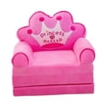 thumbnail image 3 of DOLITY Causeuse pour Enfants Dossier Rabattable Mignonne Chaise pour Tout-Petit pour Salon Chambre de Bébé Maison Rose, 3 of 9