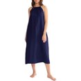 thumbnail image 4 of Kaemgyyd Robes à Col Licou pour Femmes Été Sans Manches Robe d'Été Décontractée Plage Vacances Fluide Bohème Mi-Longue avec Poches, 4 of 7