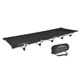 thumbnail image 1 of Portable Foldable Camping Cot Single Person Outdoor Folding Bed 330LB Bearing Weight Compact for Outdoor Hiking Backpacking Picnic Camping, 1 of 7