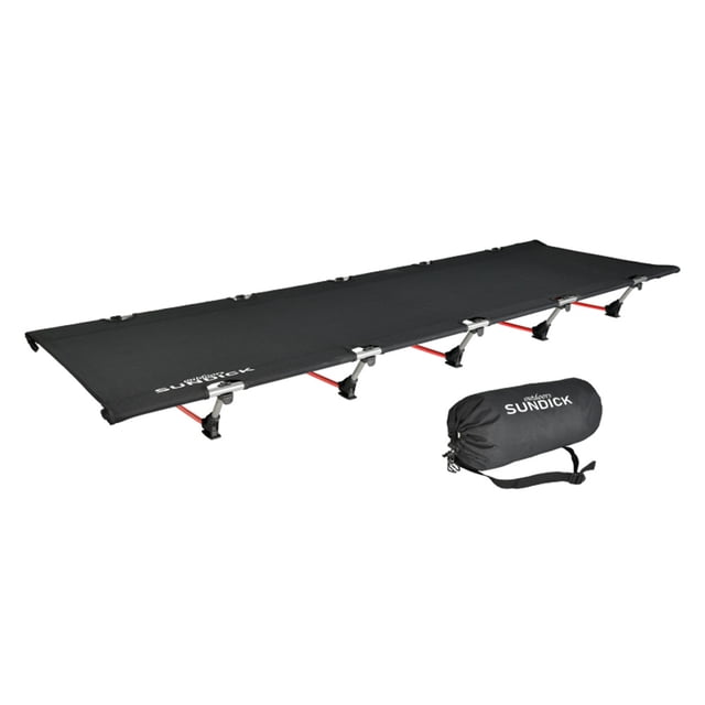 Portable Foldable Camping Cot Single Person Outdoor Folding Bed 330LB Bearing Weight Compact for Outdoor Hiking Backpacking Picnic Camping