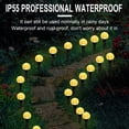 thumbnail image 4 of RKSTN Outdoor Lights 1 Drag 10 LED Solar Lamp Solar Garden Lights Warm Lamp RGB Color Changing Lamp For Lawn/Yard/Walkway/Patio Decor Outdoor Garden Lights, 4 of 5