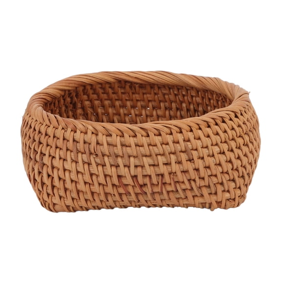 DeWin Panier de Rangement en rotin, Panier de Rangement en rotin tissé à la Main Simple Panier de Rangement en rotin Exquis pour Services à thé Vaisselle(S)