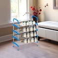 thumbnail image 4 of TopLLC Shoe Rack, Shoe Rack Organizer Shoe Rack-multi-layer- Economical Entrance Assembly-multifunctional Plastic-4-layer Storage-wrought Iron Dormitory Storage Rack shoe rack, 4 of 5