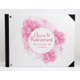 thumbnail image 2 of Darling Souvenir White Floral Frame Retirement PartyGuestbookHardbound Cover Personalized Printed Keepsake MemoryGuestRegistry-9 x 12 Inches, 2 of 4