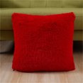 thumbnail image 2 of Short Plush Pillow Cover Sofa Cushion Solid Color Home Pillow Cover Bedside Backrest, 2 of 9