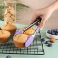 thumbnail image 2 of XZNGL Tongs for Cooking with Silicone Tips Kitchen Tongs,Silicone Tongs for Cooking ,Stainless Steel Nonstick Kitchen Clips for Bbq, Cooking, Food Delivery Kitchen Tongs with Silicone Tips, 2 of 3