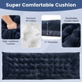 thumbnail image 3 of Costway Matelas de Couchage pour Lit de Camp en Velours Cristal, Extérieur, Léger, Randonnée, Bleu Marine, 3 of 6
