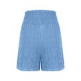 thumbnail image 4 of Shorts pour Femmes, Shorts d'Été pour Femmes à la Mode, Couleur Unie, à Cordon, 4 of 7