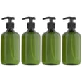 thumbnail image 1 of 4 Pcs Bouteille à Pression pour Lotion à Long Goulot, Plastique PET, Transparente, Capacités de 300 ml et 500 ml, Réutilisable, 1 of 1
