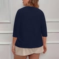 thumbnail image 3 of Women's Plus Size Cropped Cardigan Shrugs Short Sleeve Button Down Ribbed Knit Sweater Summer Kimono, 3 of 6