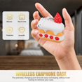 thumbnail image 4 of Strawberry Cake Earphone Case Wireless Earphone Cover Compatible for AirPods1/2, 4 of 8