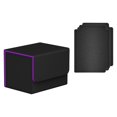 thumbnail image 3 of Card Deck Box with Closure Collectible Cards Container Card Holder Black, 3 of 8