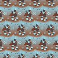 thumbnail image 1 of Ahgly Company Tapis d'Intérieur Lavable en Machine Carré Transitionnel Brun Sienne, 8 Pieds Carré, 1 of 7