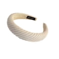 thumbnail image 1 of EGNMCR Knitted Wool Stripe Cloth Hair Hoop New Sweet Hundred Hoop Ferrule Ferrule, 1 of 6