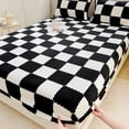 thumbnail image 4 of Dvkptbk Fitted Sheet Protective Cover for Bed Mattress Pocket Fitted Sheet Winter Warm Breathable Non Slip for Care Bed Sheet Quilted Fitted Sheet Bedding, 4 of 6