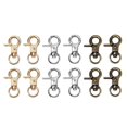 thumbnail image 4 of 4pcs zinc alloy lobster claw Clips Snap clasp Swivel Trigger Clips Snap Hooks Golden, 4 of 9