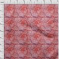 thumbnail image 4 of oneOone Tissu Popeline de Coton Sergé Rouge Texture Feuille Matériel de Couture Tissu Imprimé au Mètre 56 Pouces de Large, 4 of 4