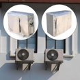 thumbnail image 2 of Air Conditioner Cover for Outside Unit Conditioner Split Unit Anti Anti Snow Overcover Silver 3P, 2 of 8