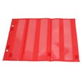thumbnail image 2 of Tableau de Poche, Poches Transparentes Usage Unique Polyester PVC Magnétique 5 Rangées Tableau de Poche pour Activités pour Étudiants pour École Rouge, 2 of 8