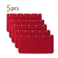 thumbnail image 2 of INSPIRE CHIC Soutien-Gorge Réglable pour Femmes 3 x 5 Crochets 5 Pcs Rallonge de Soutien-Gorge Bande pour les Yeux Bretelle Rouge-2 5, 2 of 5