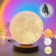 thumbnail image 4 of Sunbeam Symphony, Full Spectrum Light Therapy Lamp with 10000 Lux, 3D Printed Moon Design, for Enhancing Focus and Mood, 4 of 6