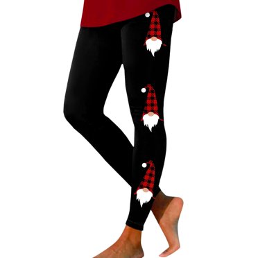 Women's Leggings Casual Fashion Christmas Printed Sports Yoga Leggings for Active Comfortable and Versatile Athleisure Wear