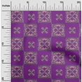 thumbnail image 1 of oneOone Silk Tabby Fabric Floral Block Decor Fabric Printed BTY 42 Inch Wide, 1 of 4